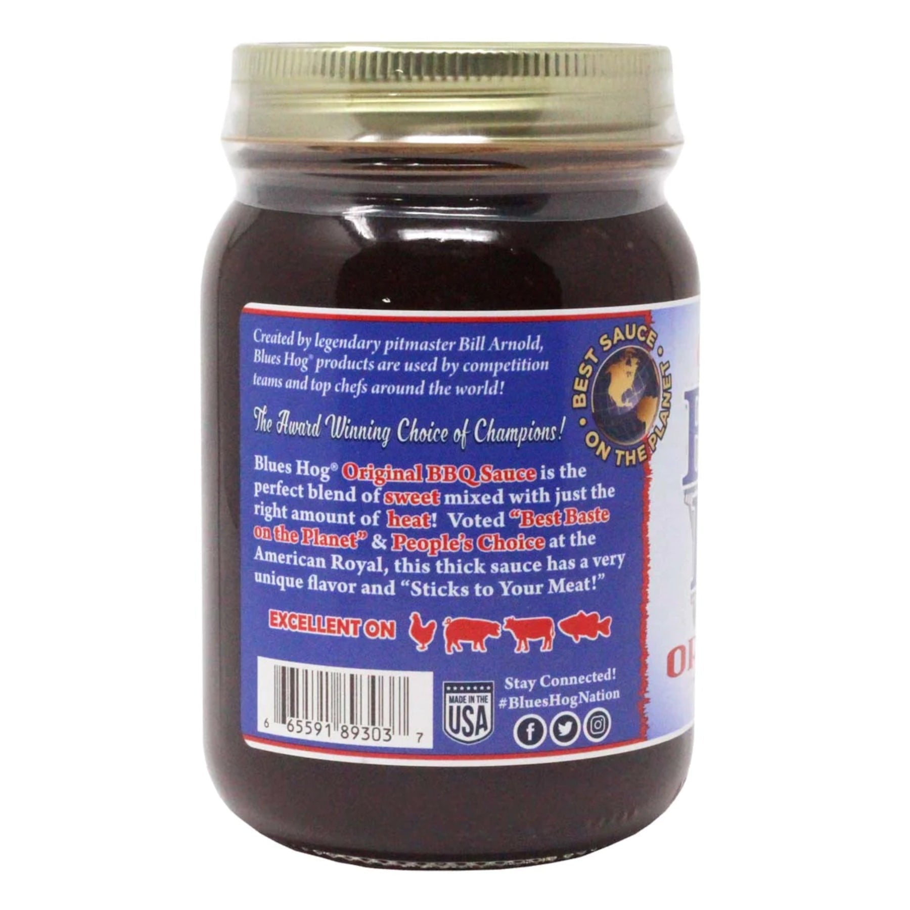 SALSA BLUES HOG ORIGINAL BBQ SAUCE - L’ORIGINALE